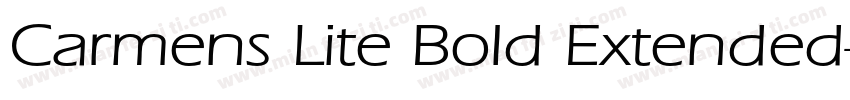 Carmens Lite Bold Extended字体转换